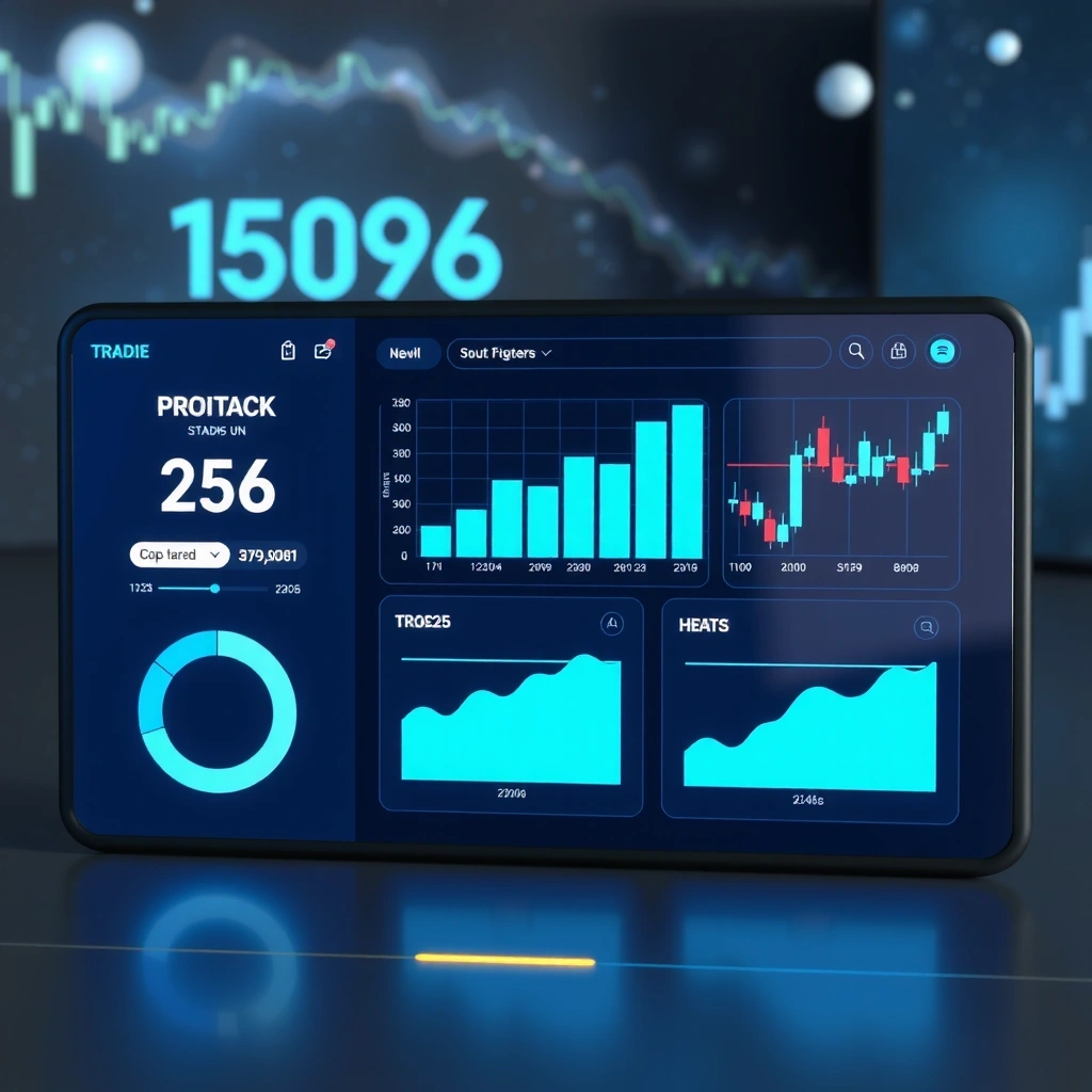 Trading analytics background